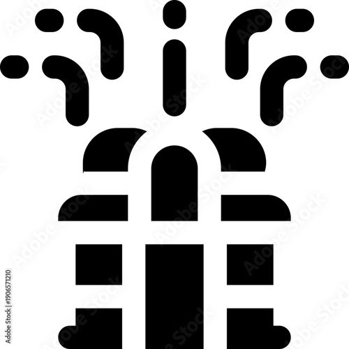 surprise glyph icon. Strong and solid vector icon for websites, mobile interfaces, presentations, and visual branding. High quality and easy to edit.