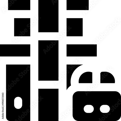 present glyph icon. strong and solid vector icon for websites, mobile interfaces, presentations, and visual branding. high quality and easy to edit.