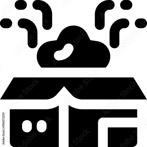 giveaway glyph icon. strong and solid vector icon for websites, mobile interfaces, presentations, and visual branding. high quality and easy to edit.