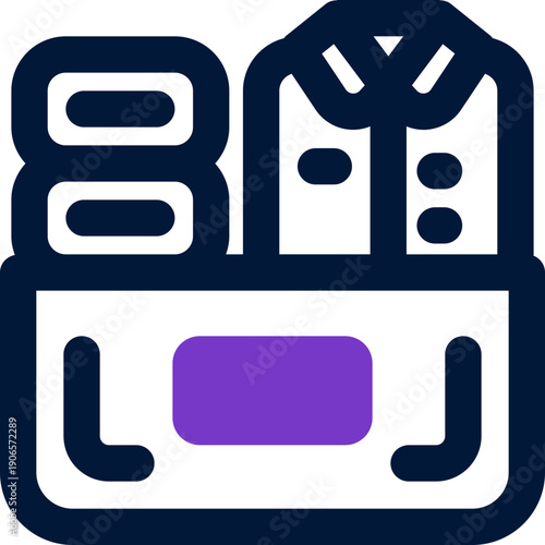 clothes duotone icon. sleek and modern vector icon for websites, mobile apps, marketing materials, and corporate design. fully scalable and ready to use.