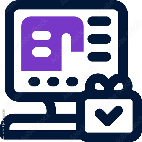 catalogue duotone icon. sleek and modern vector icon for websites, mobile apps, marketing materials, and corporate design. fully scalable and ready to use.