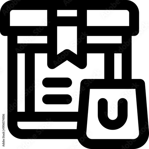 product line icon. Clean and minimalist vector icon for websites, mobile apps, presentations, and logos. Fully scalable and customizable for any project.