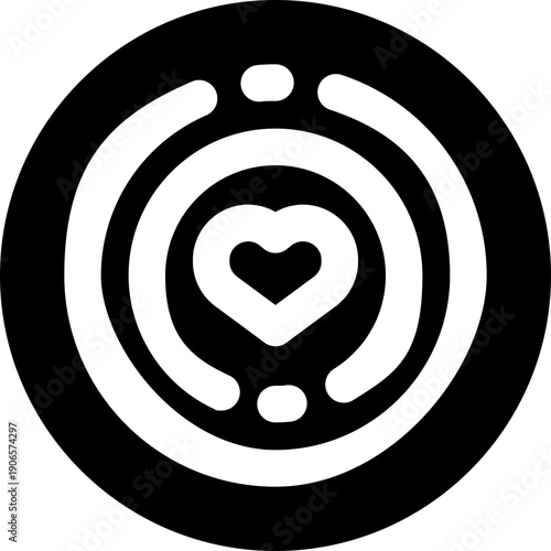 favorite glyph icon. Strong and solid vector icon for websites, mobile interfaces, presentations, and visual branding. High quality and easy to edit.