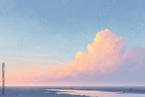 A view of a lake and a mountain