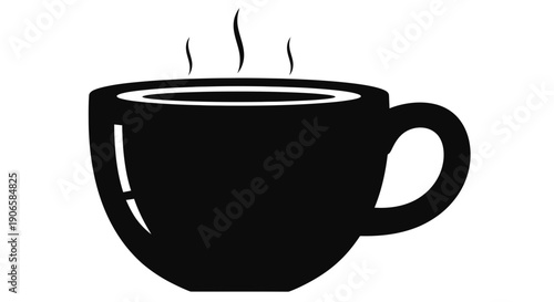 Steaming Hot Coffee Cup Icon