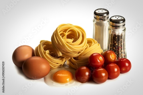 fresh golden pasta noodles