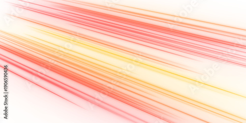 Curved neon waves flow like ribbons, glowing in vibrant red and yellow. Motion feels fast and fluid. Ideal for digital or sci-fi visuals. PNG