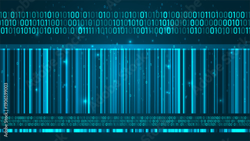 Abstract infographics visualization. Big data code representation. Futuristic network or business analytics. Graphic concept for your design.