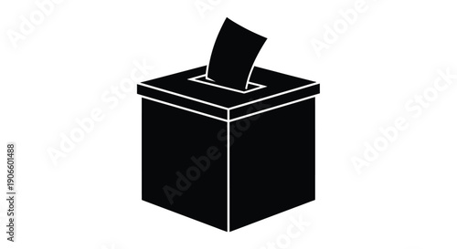 Simple black and white illustration of a tissue box with protruding tissues