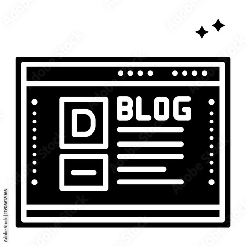 Blogging Icon