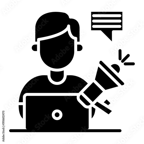 Online Influencer Icon