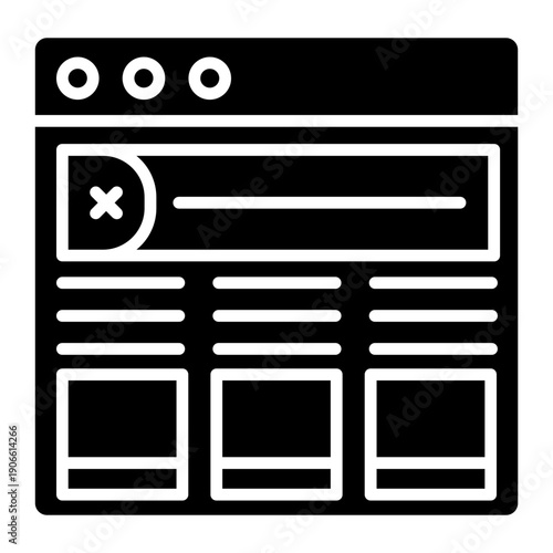 High Fidelity Wireframe Icon
