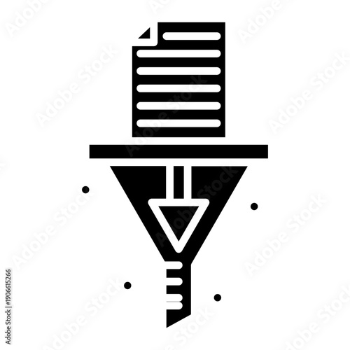 Data Filtering System Icon