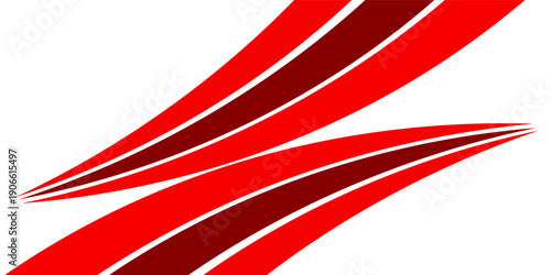 Wave background. A sleek abstract vector background with bold red and maroon curved lines sweeping upward on a clean white backdrop, creating a sense of motion and energy.