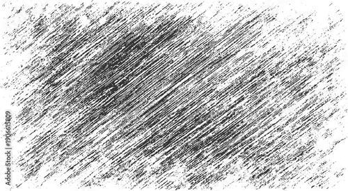 Black diagonal scratch texture on white background abstract pattern 2