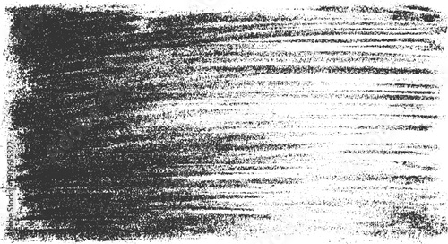 Textured black and white horizontal brush stroke background with rough grain and uneven lines abstract