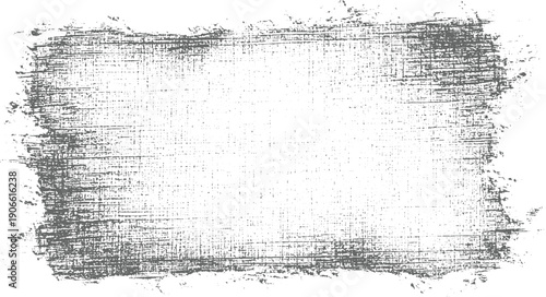 Textured grey grunge rectangle overlay with distressed edges and horizontal lines rough