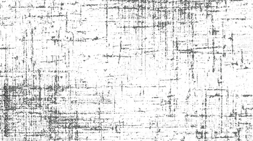 Abstract distressed grunge texture with random gray lines and dots on white background
