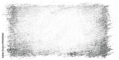 Textured grey speckle pattern overlay with distressed edges on white background abstract grunge