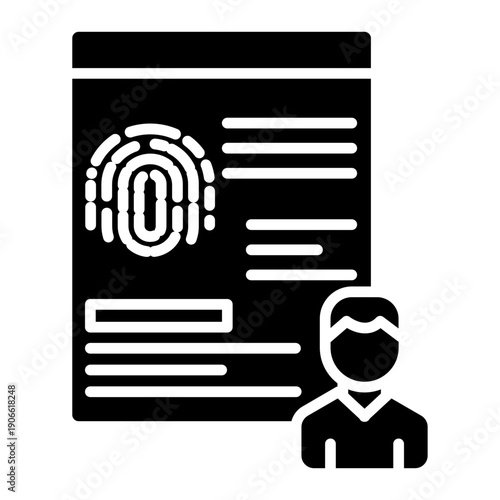 Biometric Data Icon