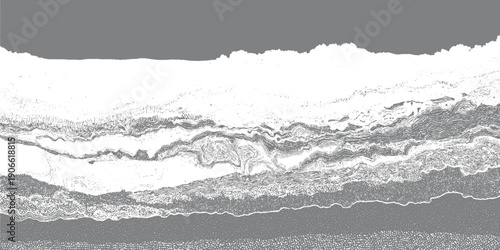 Abstract grey and white layered texture with organic wavy lines and granular patterns 1