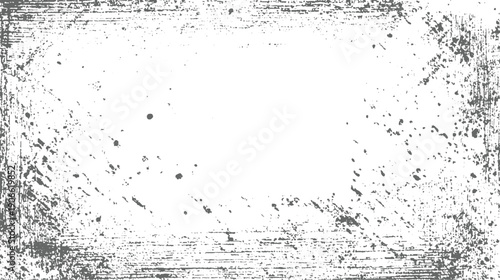 Grungy distressed texture with scattered dark gray speckles and horizontal lines on white background