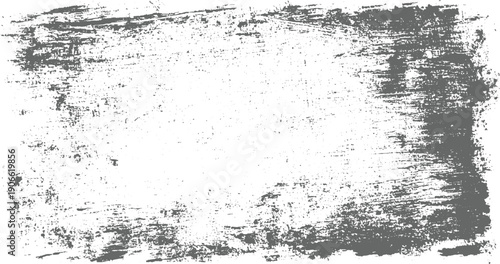 Grayscale distressed textured background with rough brush strokes and speckled imperfections white grunge