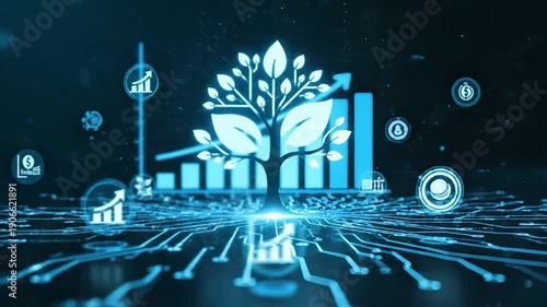 Startup Business Growth Chart