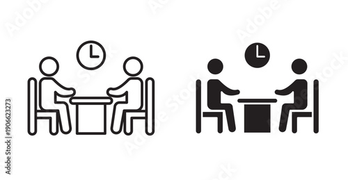 Meeting time icon