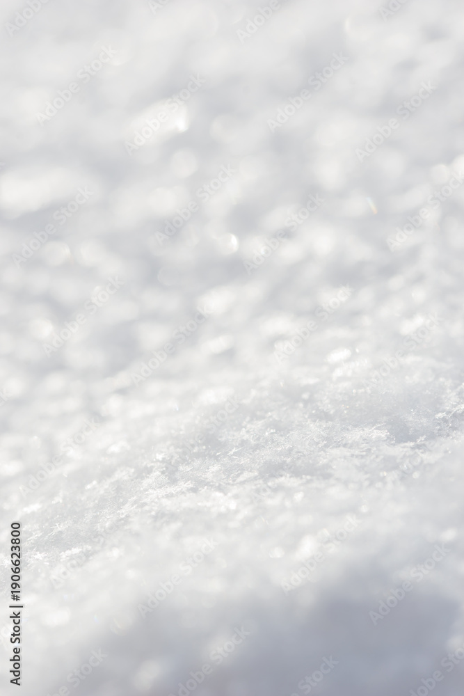 Obraz premium Beautiful close-up of snow texture