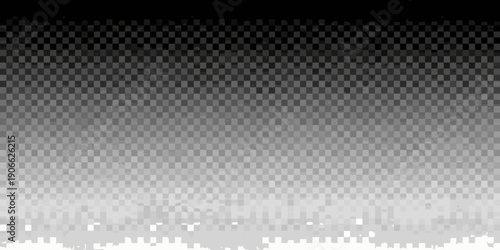 Gradient background transitioning from dark to light with a checkered pattern