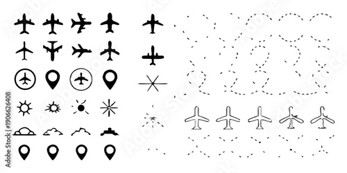Silhouette of wind turbines against a dark starry night sky