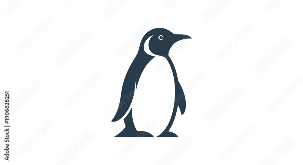 Fototapeta premium Stylized Penguin Icon