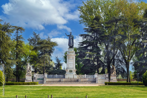 Piazza Virgiliana, Mantua, Italy