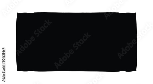 A stark solid black rectangular shape dominates the frame creating a powerful visual void and a dramatic silhouette high quality professional