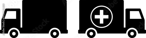 Medical delivery trucks for healthcare and emergency services