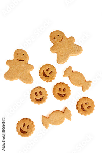 Canvas Print Set of Mixed Festive Bakery Butter Vanilla Chocolate Cookie Biscuit Le Petit Pas