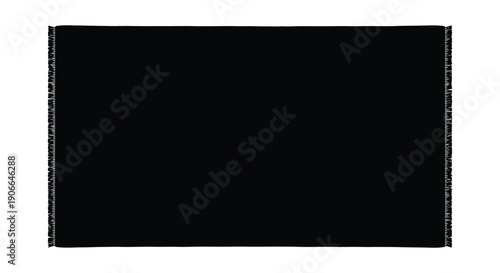 A completely black image featuring a framed dark background with a subtle textured border presenting a stark silhouette high quality professional