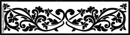 traditional pattern of sumatera. floral pattern with dark color