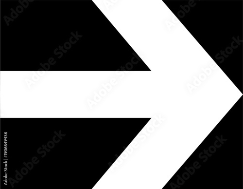 Simple white arrow pointing left on black background. Modern, clean vector graphic for navigation, back button, or indicating reverse direction.