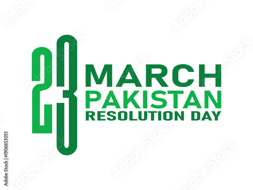 Wallpaper Mural 23 March Pakistan Resolution Day National Celebration Design Vector Stock Illustration Torontodigital.ca