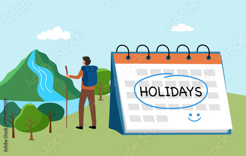 Company holidays allow employee to rest and recharge or take vacation days