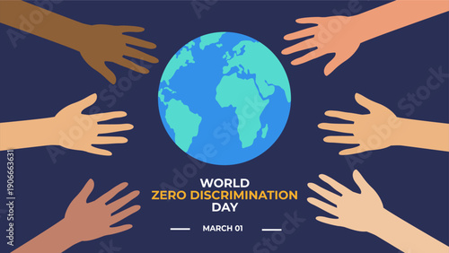 World zero discrimination day flyer