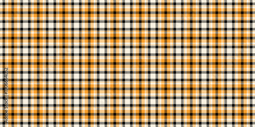 Popular fabric tartan textile, bed texture seamless vector. Oktoberfest background plaid pattern check in old lace and orange colors.