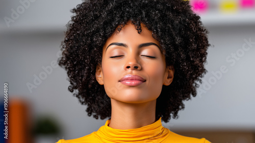 Person Taking a Centering Breath After Stressful Financial Review

