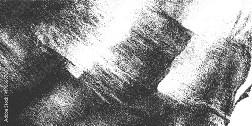 Textured monochrome abstract background with diagonal lines and dots black