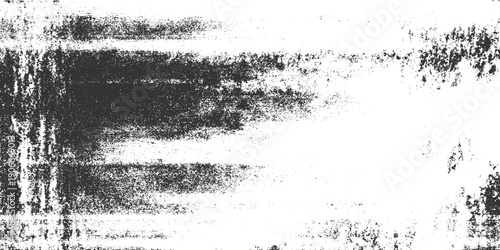 Dark gray textured distressed grunge background with white negative space and horizontal streaks abstract