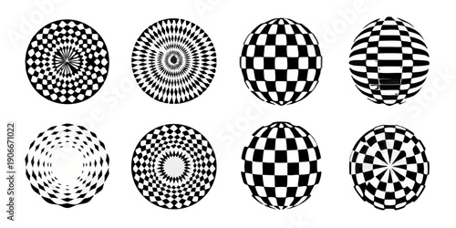 Abstract geometric shapes in grayscale resembling evolving cellular structures