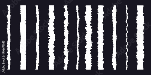 Abstract vertical lines in black and white creating a striped pattern