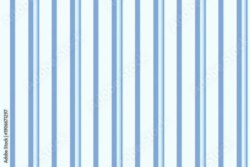 Pepetitive background pattern vertical, cool texture stripe textile. Srnament seamless fabric vector lines in mint cream and blue colors.